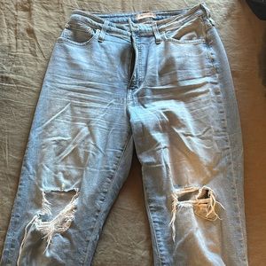 Madewell women’s curvy perfect vintage straight jean size 31